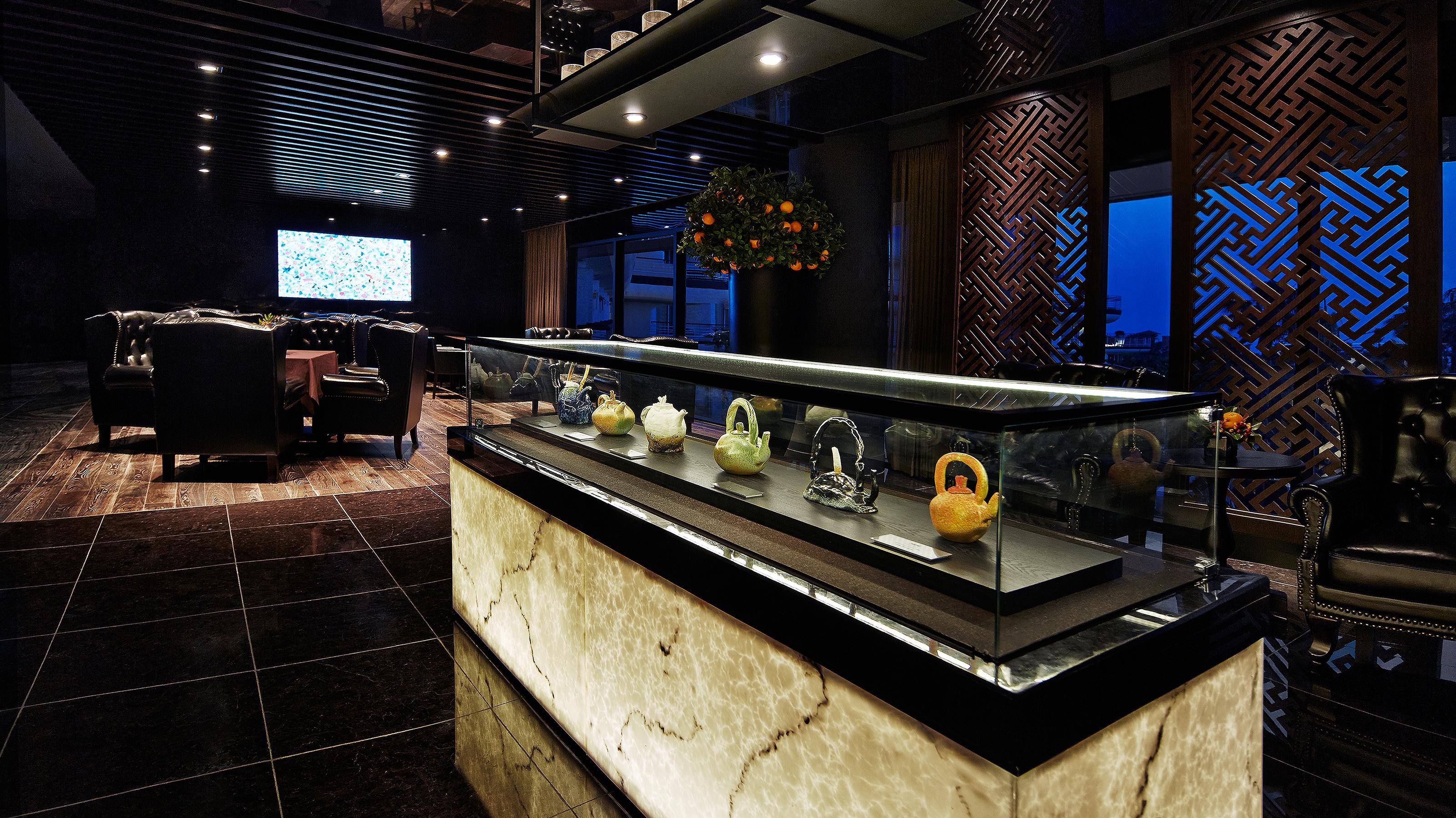 Kensington Jeju Hotel Exteriér fotografie The interior of the restaurant