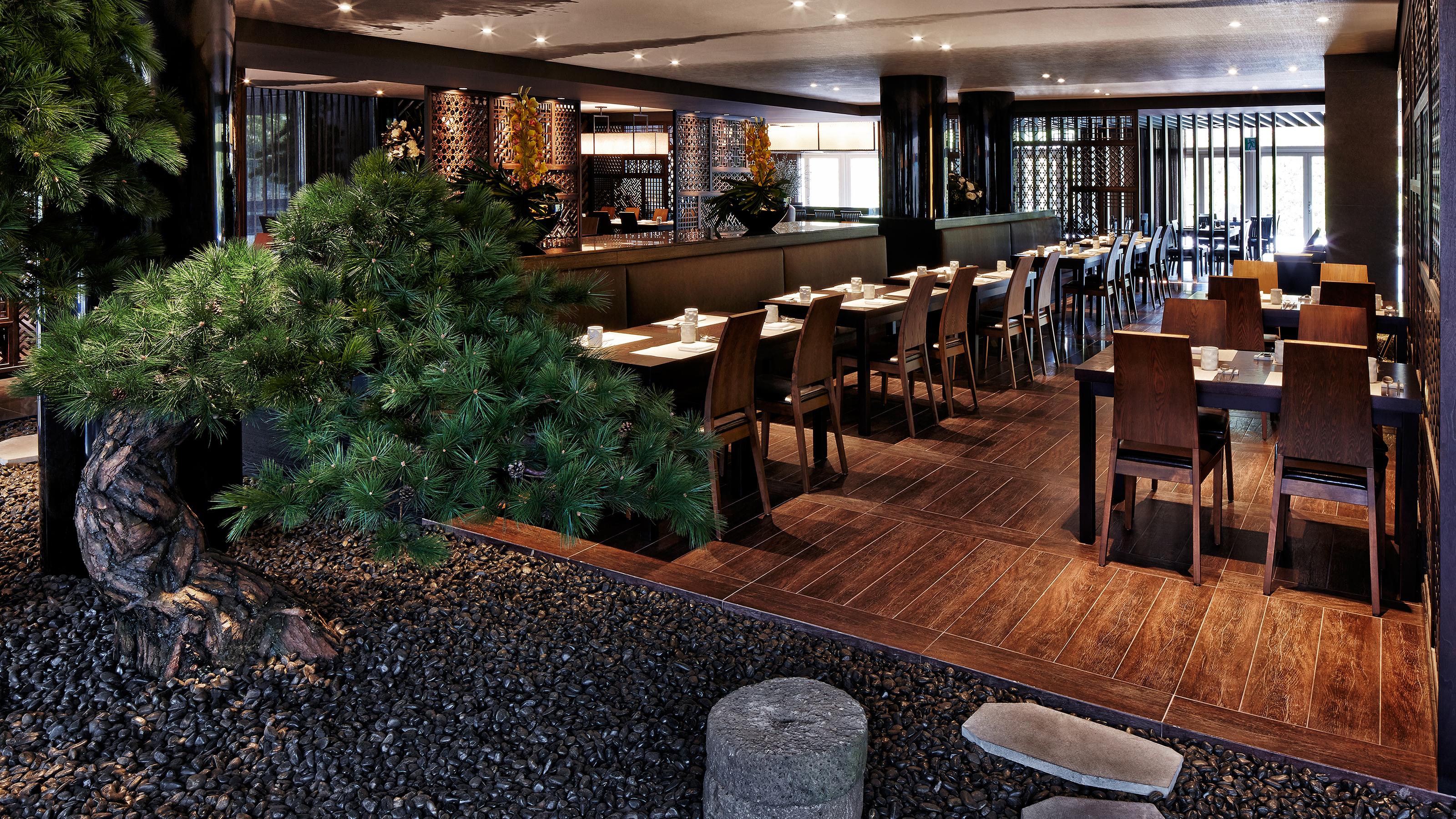 Kensington Jeju Hotel Exteriér fotografie Interior of the restaurant