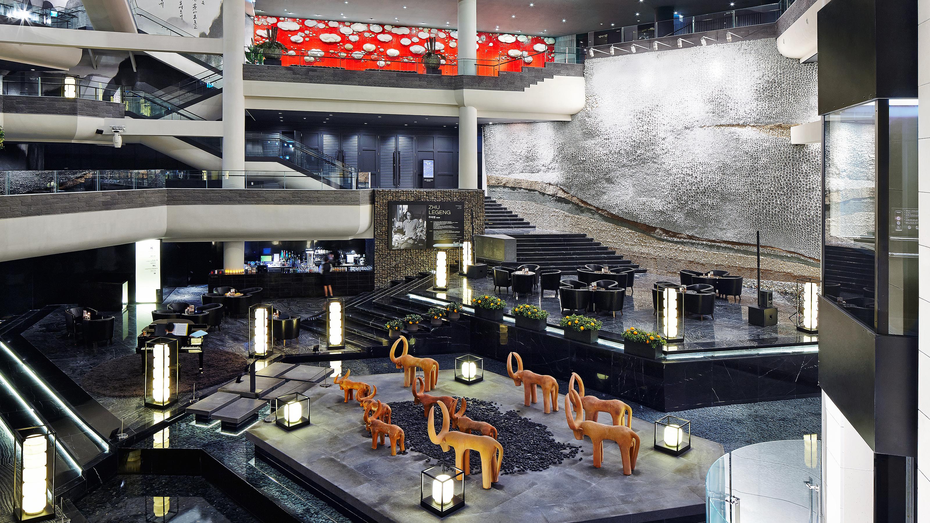 Kensington Jeju Hotel Exteriér fotografie The lobby of the hotel