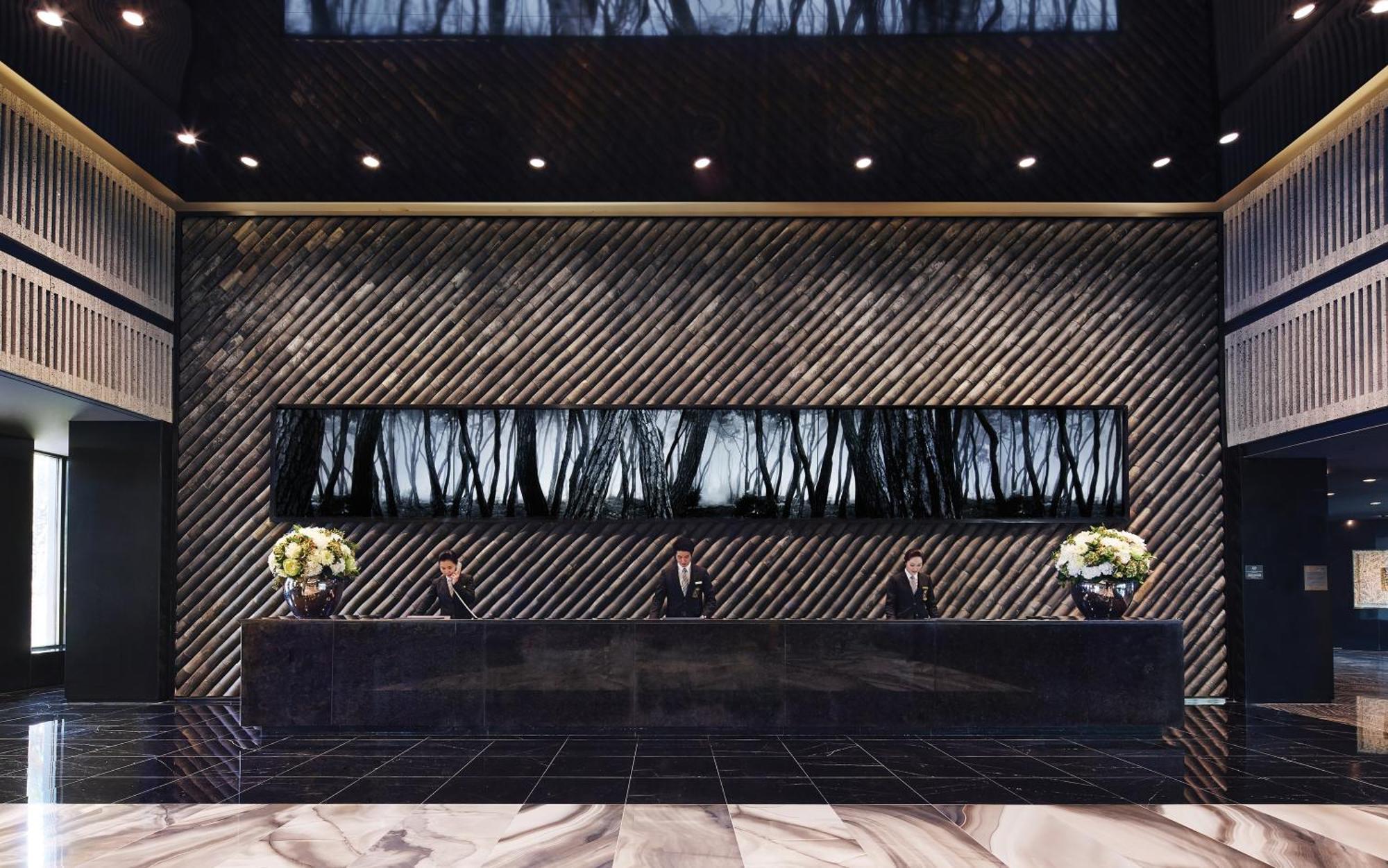Kensington Jeju Hotel Exteriér fotografie The lobby of the hotel